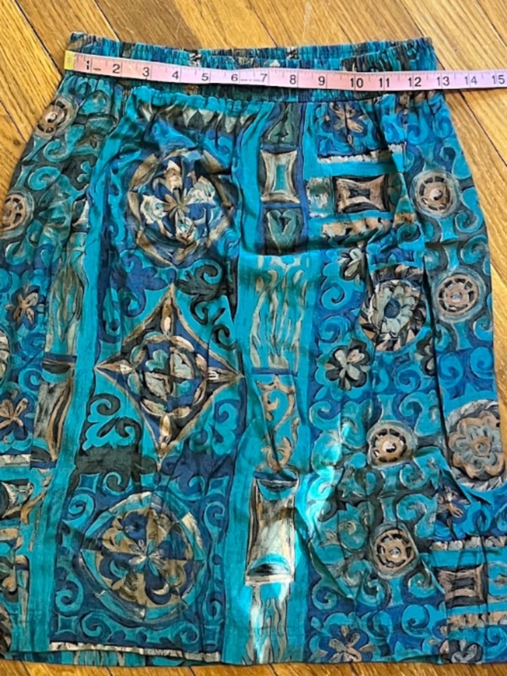 Vintage Paisley Wrap Skirt Karen Kane Sz Medium